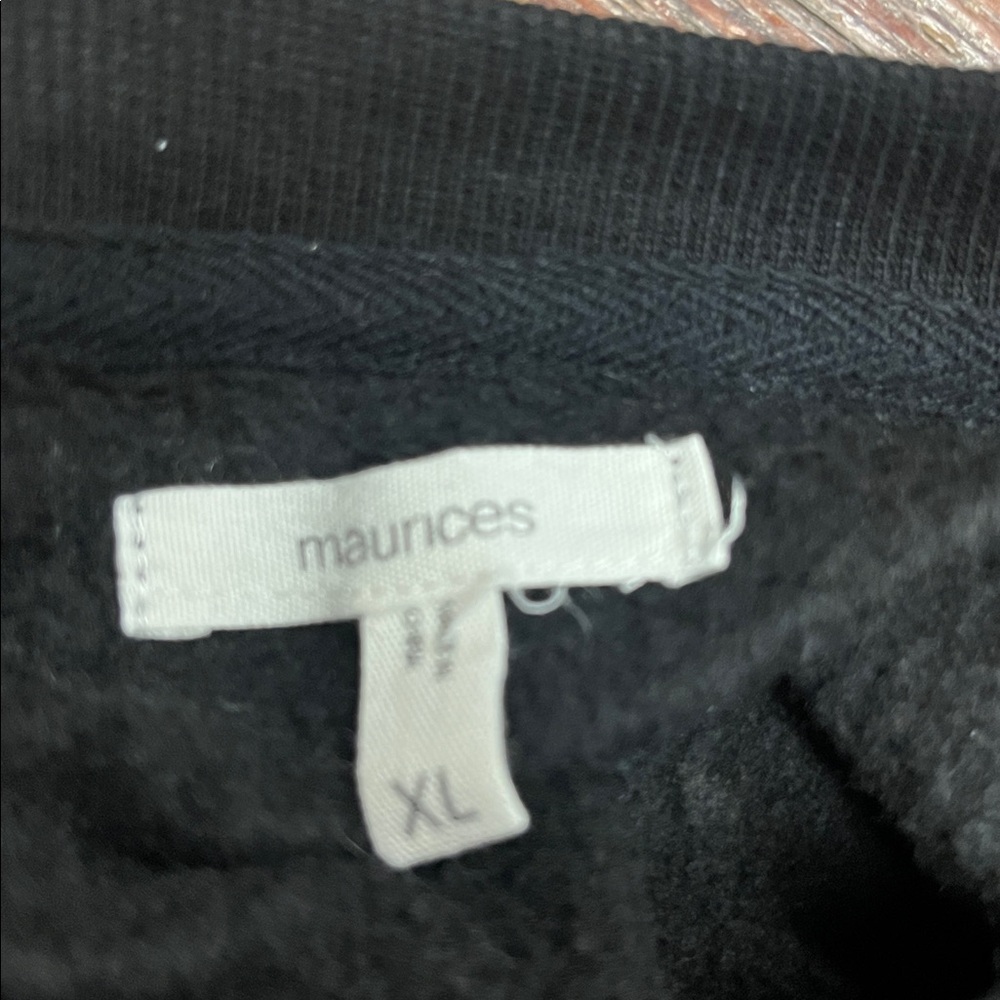 Maurices Black Sequin Accent Top - Picture 7 of 8
